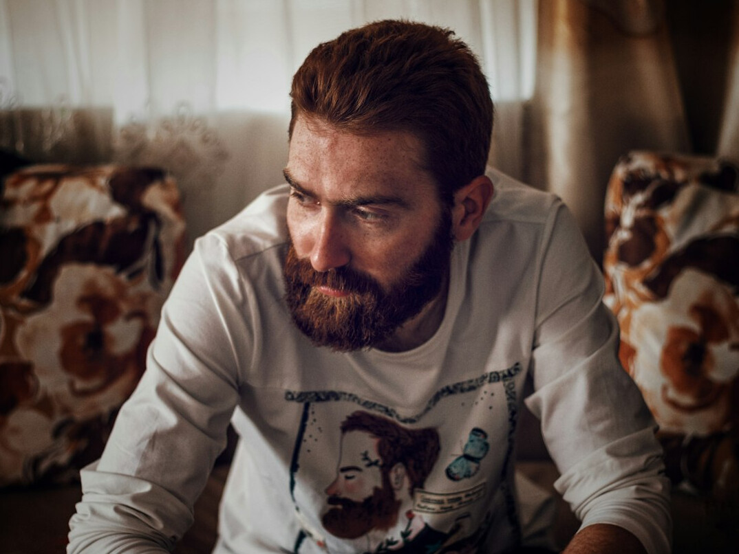 Man with beard psychologist portrait