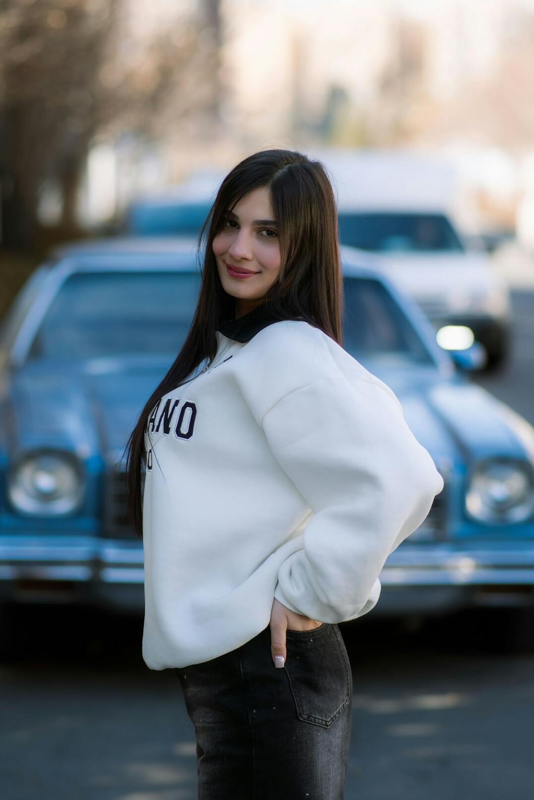 Smiling young woman portrait