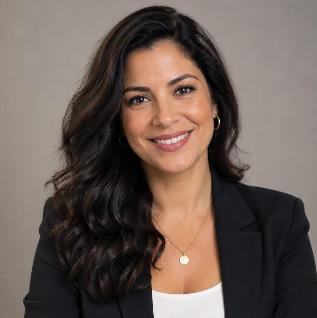 Professional woman communication coach portrait